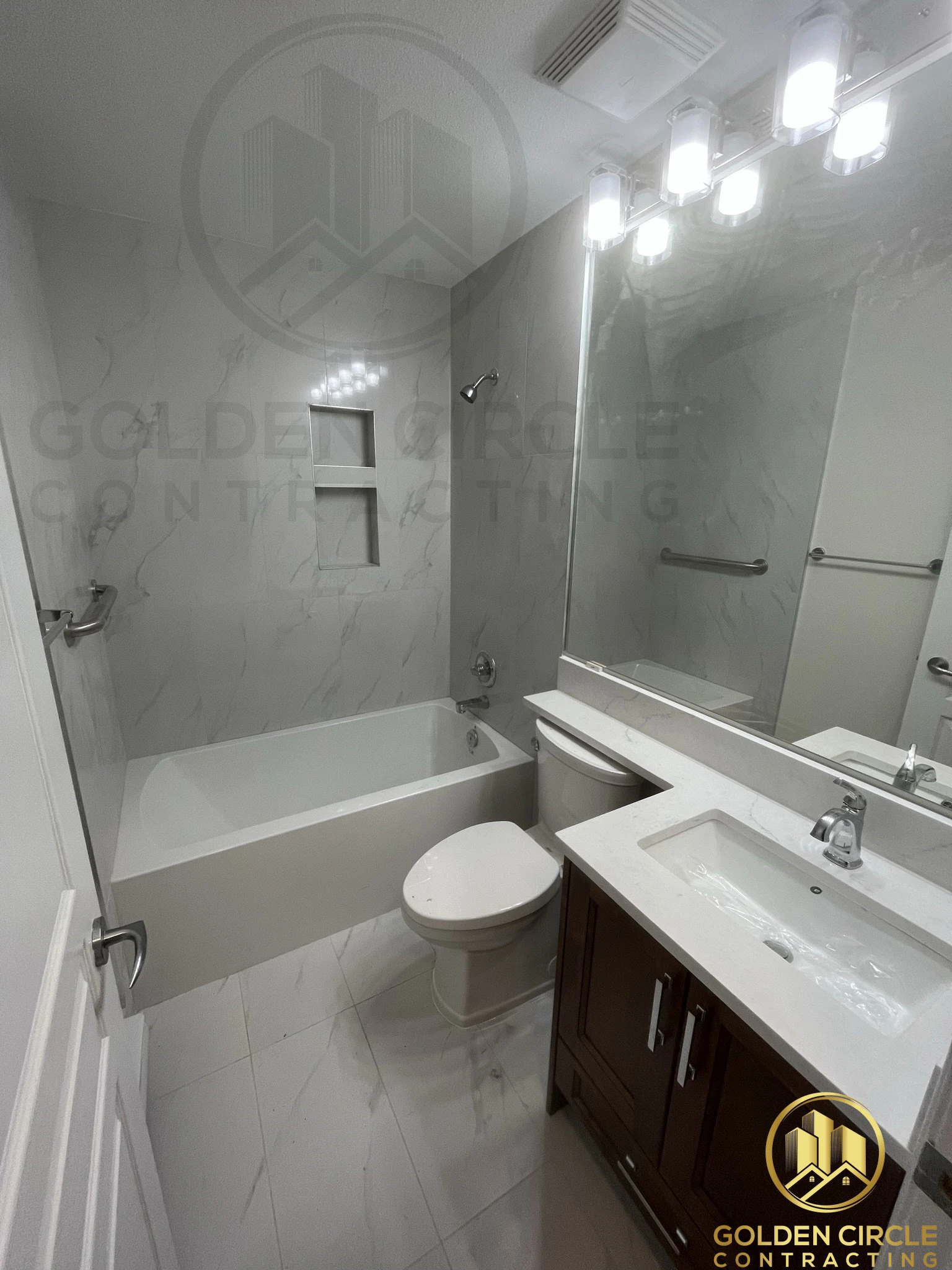 Bathroom renovation project 7