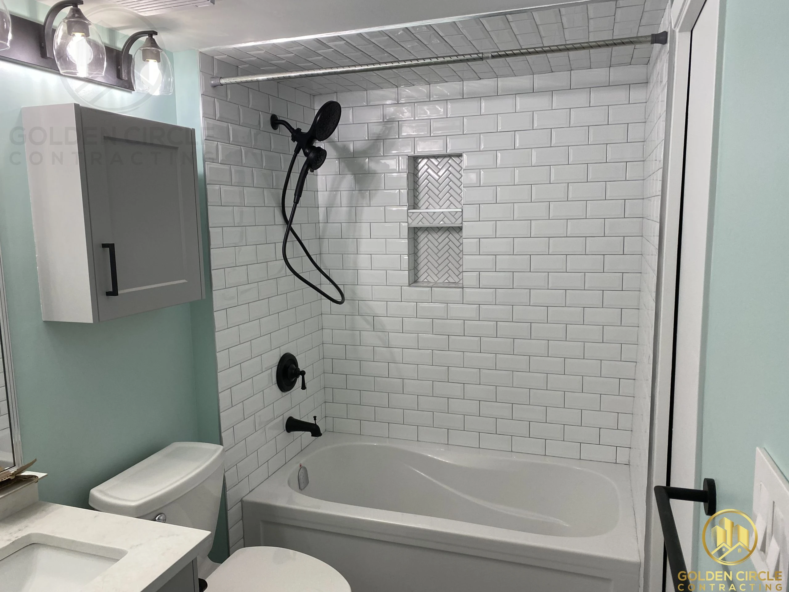 Bathroom renovation project 6